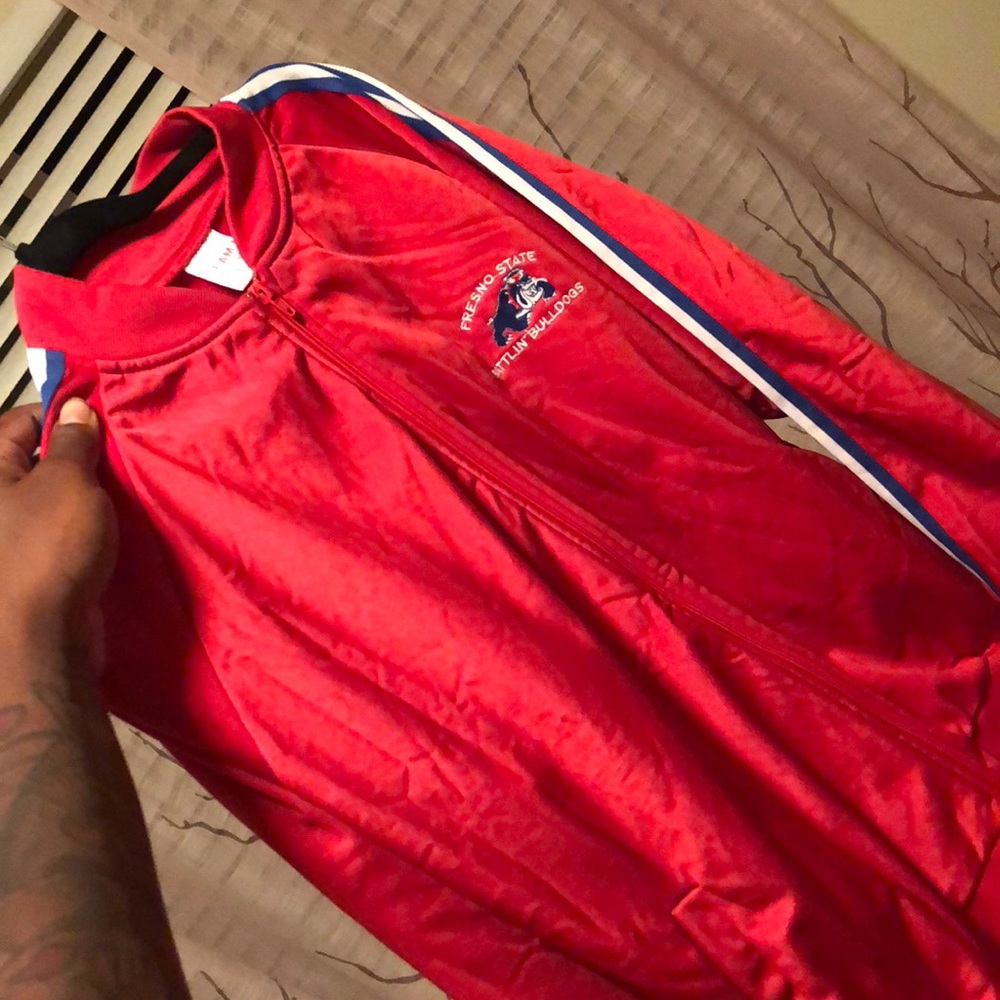 Vintage Fresno State band jacket.